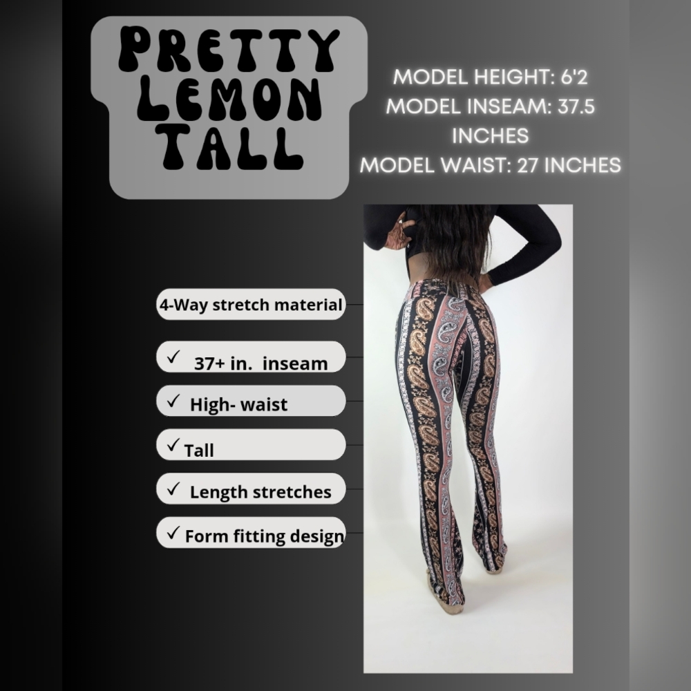 Tall Paisley leggings